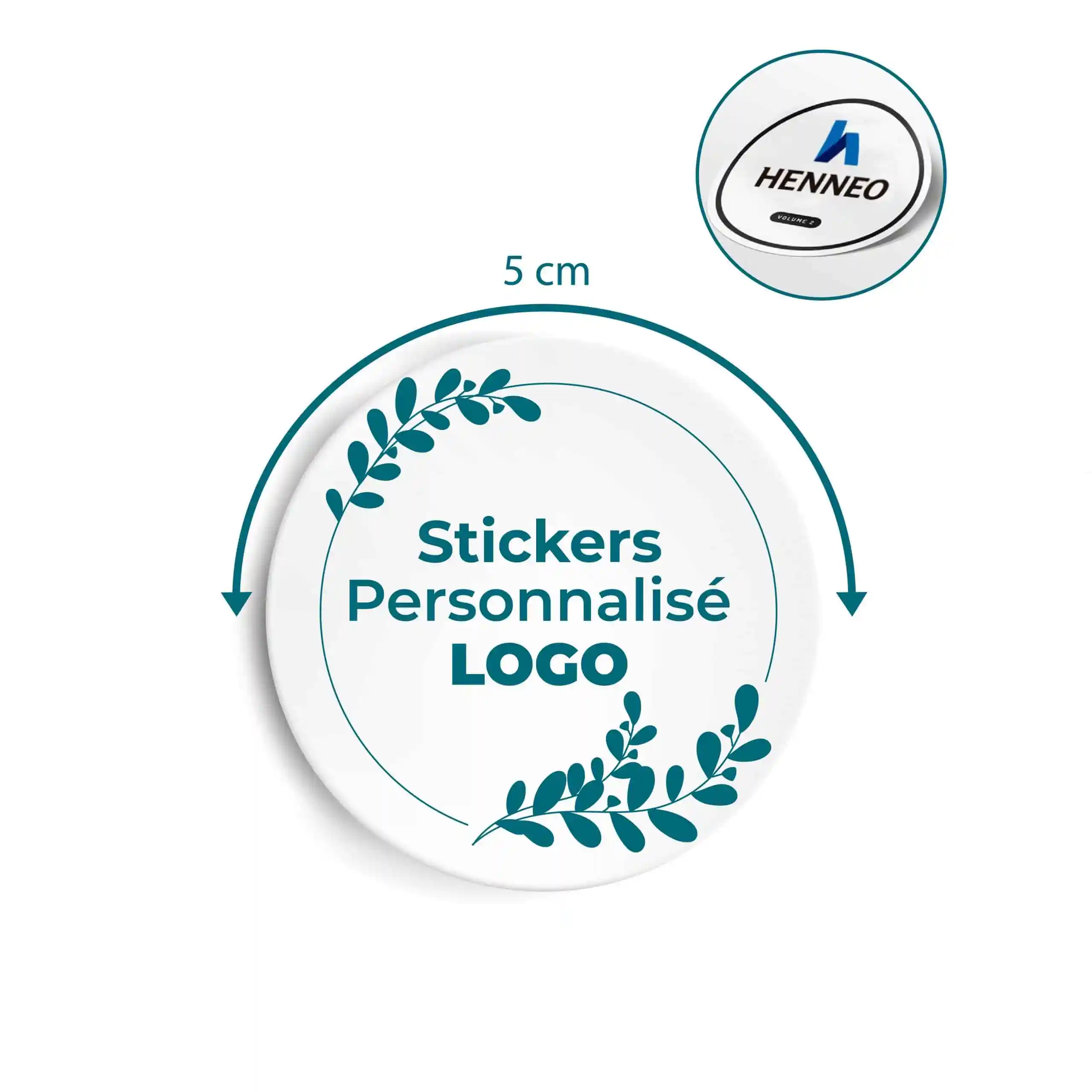 Sticker rond 5 cm